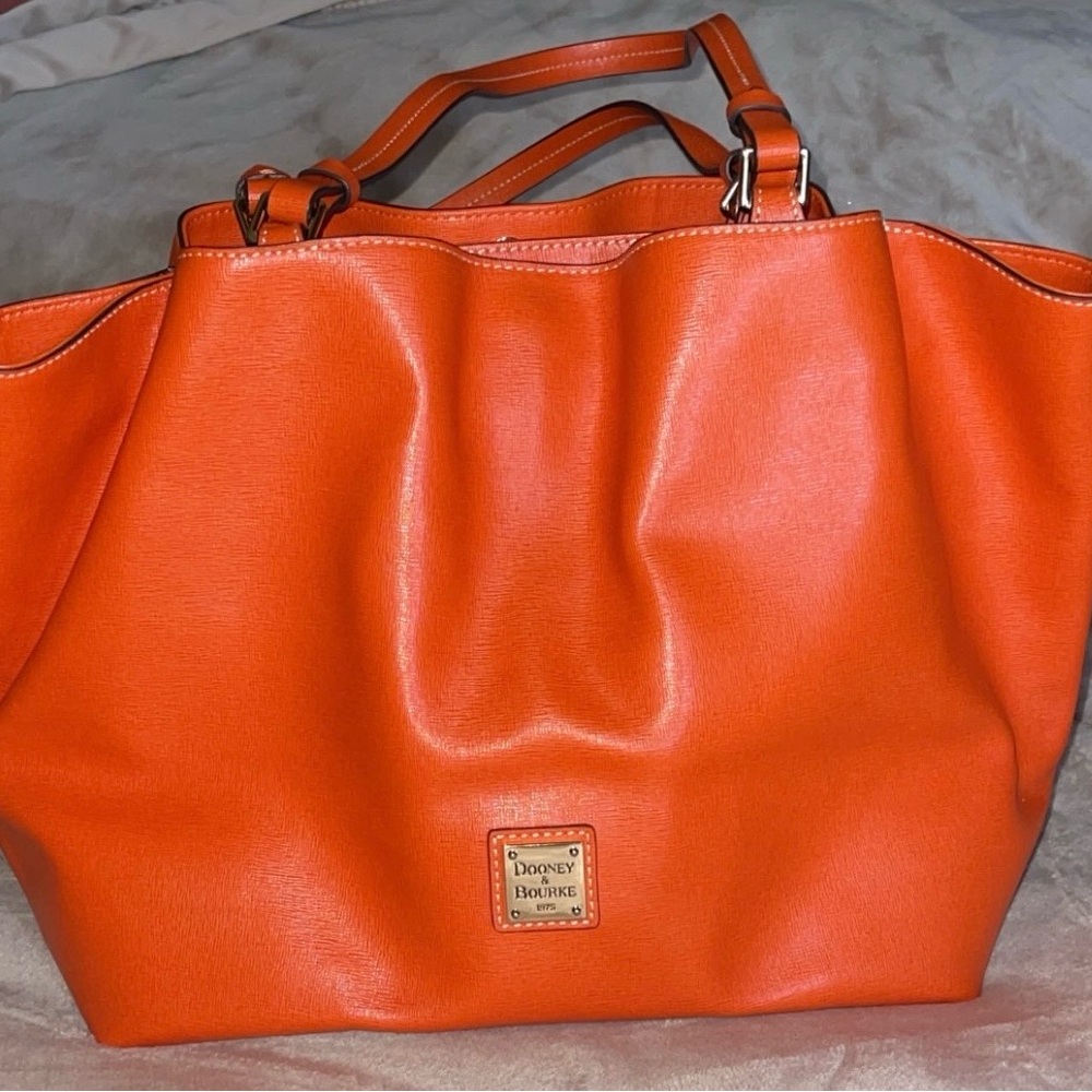Dooney & Bourke Orange Tote Bag